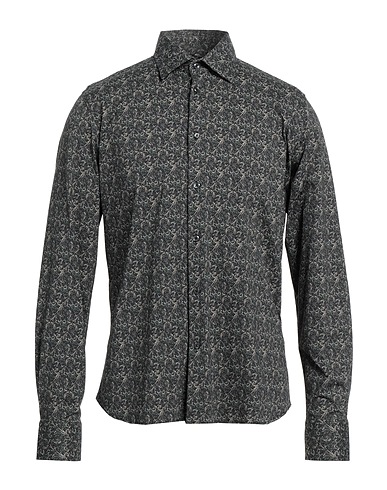 RRD Camicia fantasia Nero 79% Poliammide, 21% Elastan