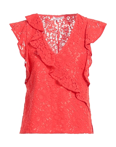 PATRIZIA PEPE Top Corallo 72% Cotone, 28% Poliammide