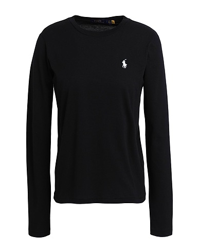 POLO RALPH LAUREN Basic T-shirt Black 100% Cotton