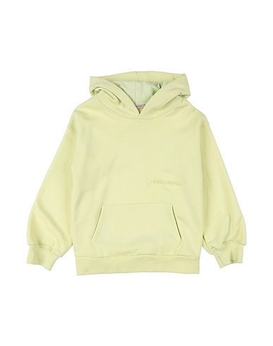 HINNOMINATE Hooded track jacket  Light green 100% Cotton