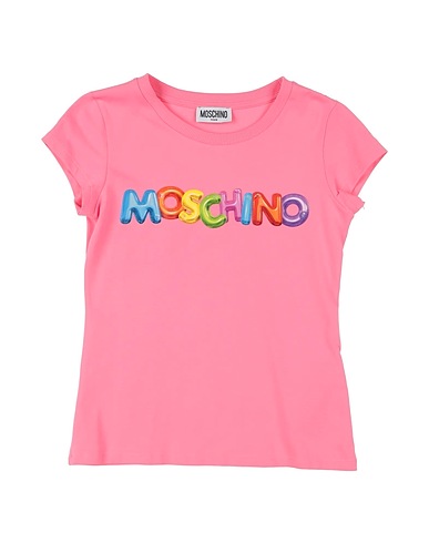 MOSCHINO KID T-shirt Pink 95% Cotton, 5% Elastane