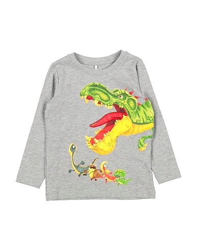NAME IT® T-shirt Grigio 95% Cotone, 5% Elastan