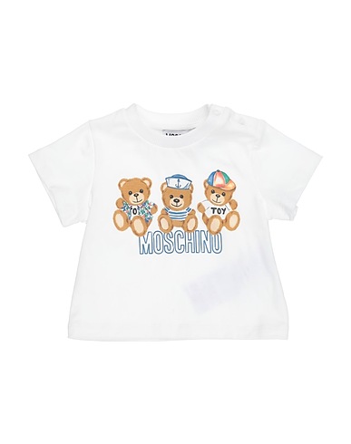 MOSCHINO BABY T-shirt White 100% Cotton