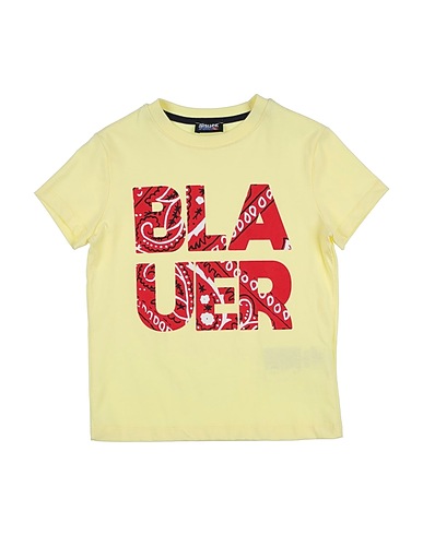 BLAUER. T-shirt Yellow 100% Cotton