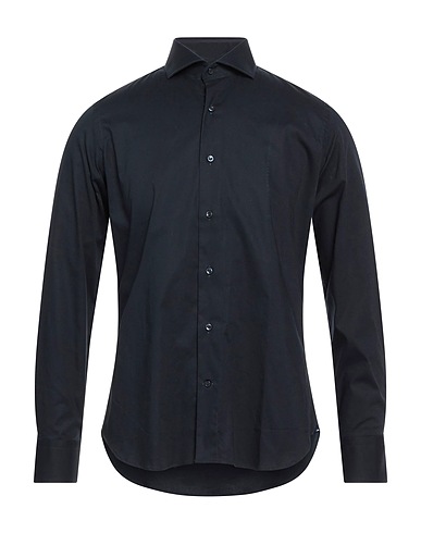 ALEA Shirts Midnight blue 97% Cotton, 3% Elastane