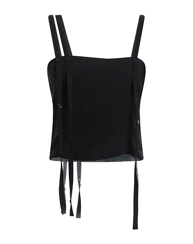 ROCHAS Evening top Black 100% Silk