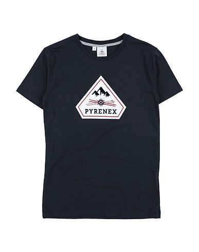 PYRENEX T-shirt Blu notte 95% Cotone, 5% Elastan