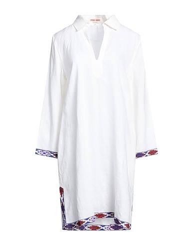 EMPORIO SIRENUSE Midi dress Ivory 100% Linen