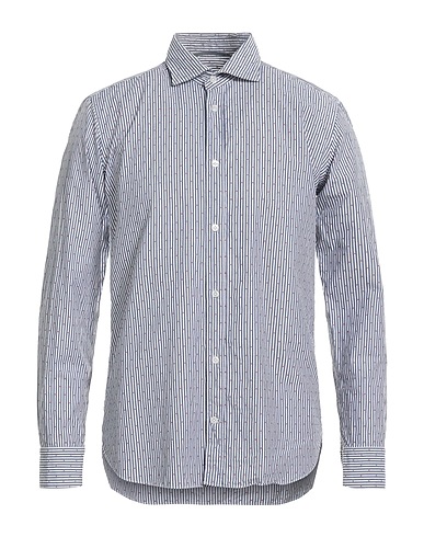 MASTRICAMICIAI Camicia fantasia Blu 100% Cotone