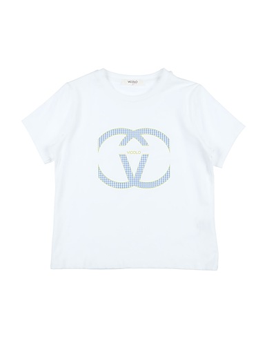VICOLO T-shirt White 93% Cotton, 7% Elastane