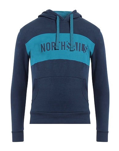 NORTH SAILS Hooded track jacket  Midnight blue 100% Organic cotton