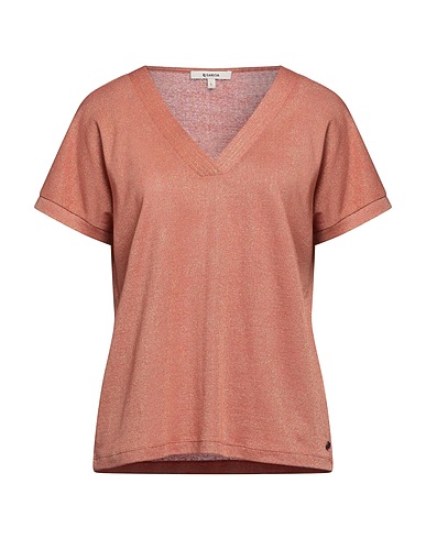 GARCIA Jumper Rust 60% Cotton, 25% Polyester, 15% Metallic fiber