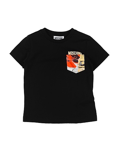 MOSCHINO TEEN T-shirt Black 100% Cotton