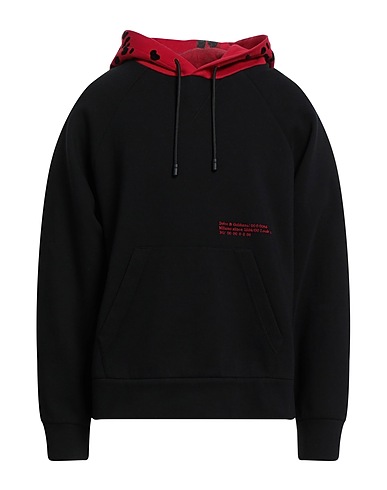 DOLCE&GABBANA Hooded sweatshirt Black 90% Cotton, 10% Polyamide, Viscose