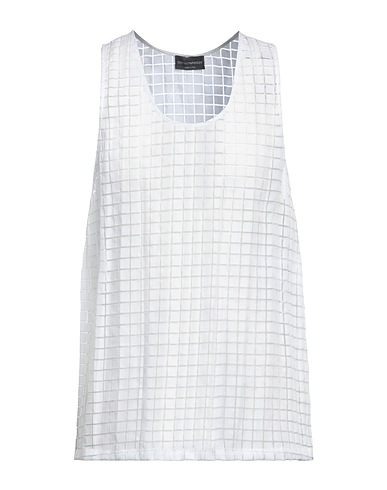 EMPORIO ARMANI Vest White 63% Cotton, 37% Polyamide