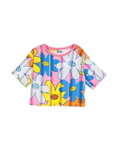 MOSCHINO KID T-shirt Rosa 95% Cotone, 5% Elastan