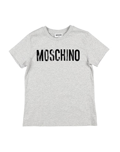 MOSCHINO TEEN T-shirt Grey 100% Cotton