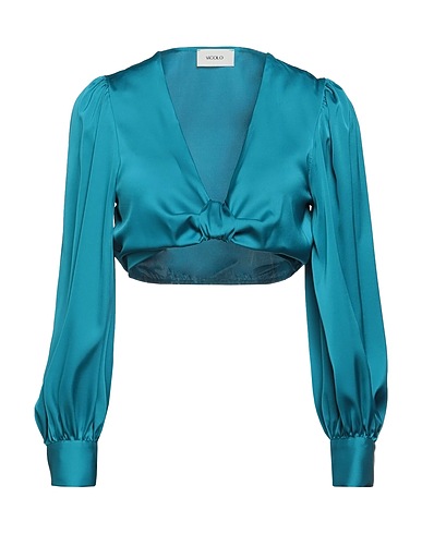 VICOLO Top Verde petrolio 97% Poliestere, 3% Elastan