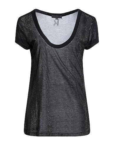 KORALLINE Basic T-Shirt Black 100% Modal
