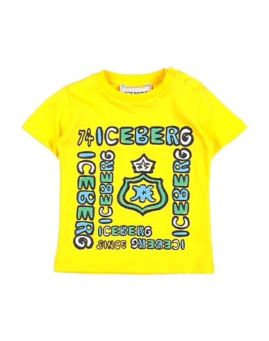 ICEBERG T-shirt Yellow 100% Cotton