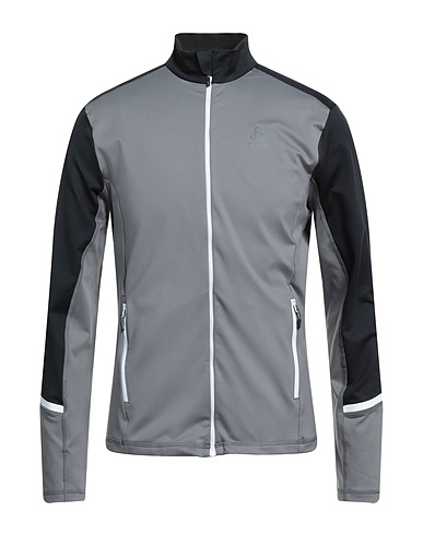 ODLO Sweatshirt Grey 89% Polyester, 11% Elastane