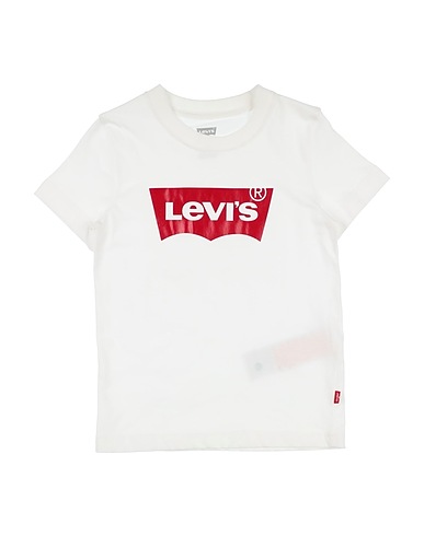 LEVI'S T-shirt Bianco 100% Cotone