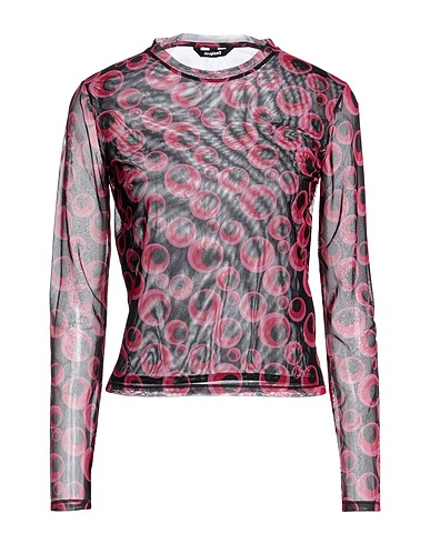 DESIGUAL Top Black 93% Polyester, 7% Elastane
