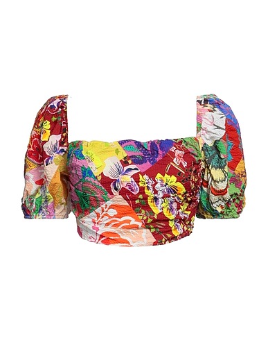 DESIGUAL Top Brick red 100% Cotton