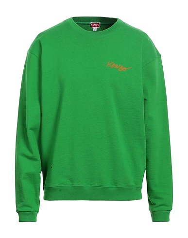 KENZO Sweatshirt Green 100% Cotton