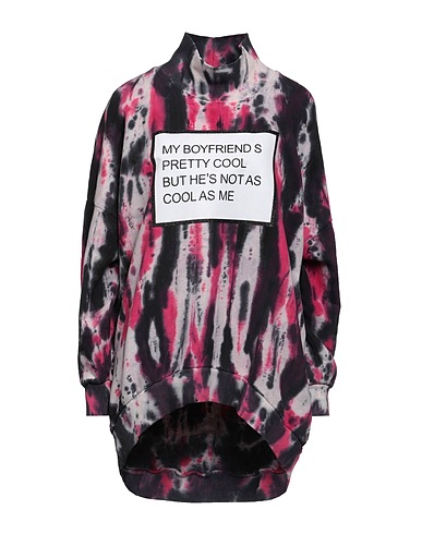 BRAND UNIQUE Sweatshirt Dark purple 100% Cotton