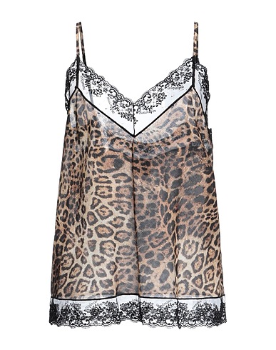 PINKO UNIQUENESS Cami Camel 100% Cotton
