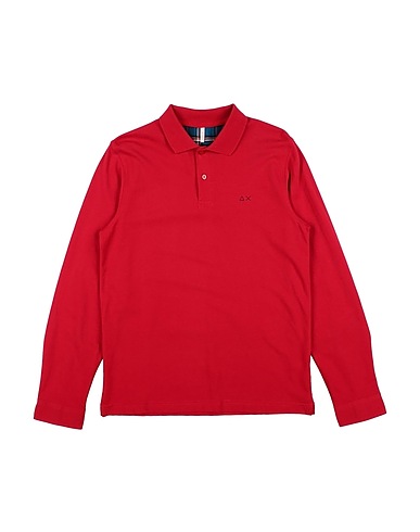 SUN 68 Polo Rosso 95% Cotone, 5% Elastan