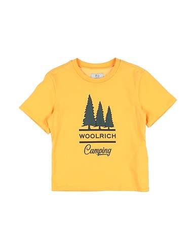 WOOLRICH Ｔシャツ マンダリンオレンジ コットン 100%