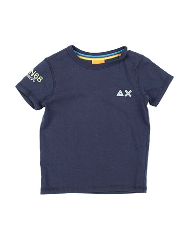 SUN 68 T-Shirt Nachtblau 100% Baumwolle