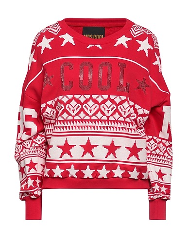 BRAND UNIQUE Sweatshirt Red 100% Cotton