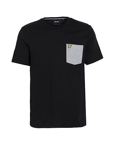 LYLE & SCOTT T-shirt Nero 100% Cotone