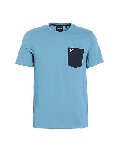 LYLE & SCOTT T-shirt Pastel blue 100% Cotton