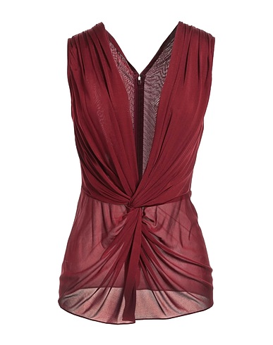 DOLCE&GABBANA Top Burgundy 75% Viscose, 25% Silk