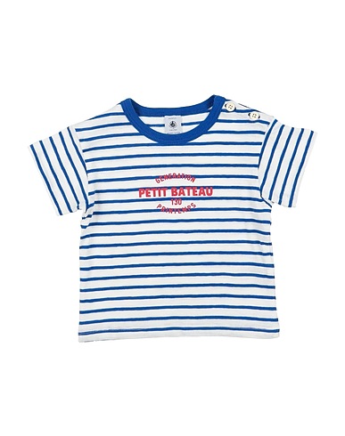 PETIT BATEAU T-shirt Blue 100% Cotton, Organic cotton