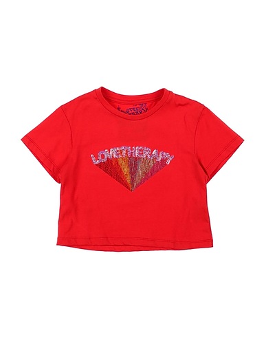LOVE THERAPY T-shirt Tomato red 100% Cotton