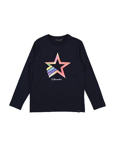 DANIELE ALESSANDRINI T-shirt Midnight blue 95% Cotton, 5% Elastane