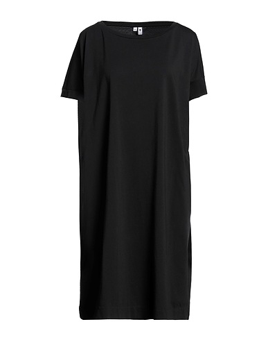 EUROPEAN CULTURE Midi dress Black 100% Cotton