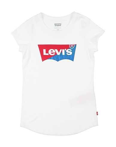 LEVI'S T-shirt White 65% Cotton, 35% Viscose