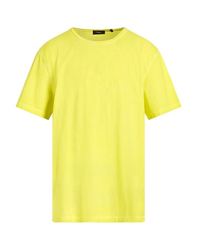 THEORY Basic T-shirt Lime green 100% Cotton