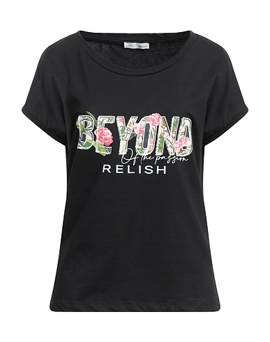 RELISH T-shirt Black 100% Cotton