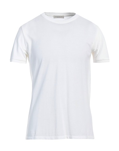 ROSSOPURO Basic T-Shirt Ivory 100% Cotton