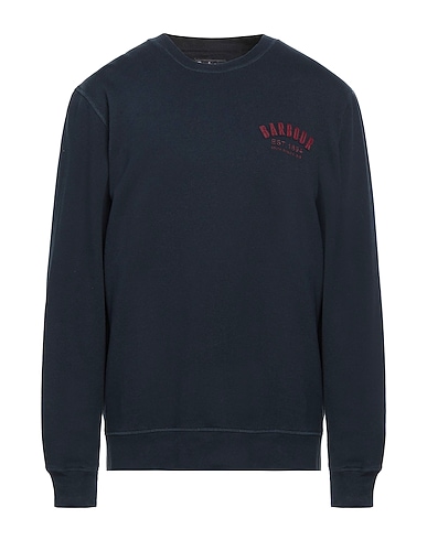 BARBOUR Sweatshirt Navy blue 85% Cotton, 15% Polyester