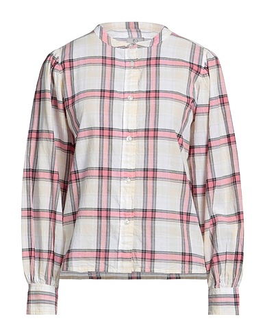 WOOLRICH Checked shirt Ivory 100% Cotton