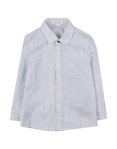 AYGEY Patterned shirt White 97% Cotton, 3% Elastane