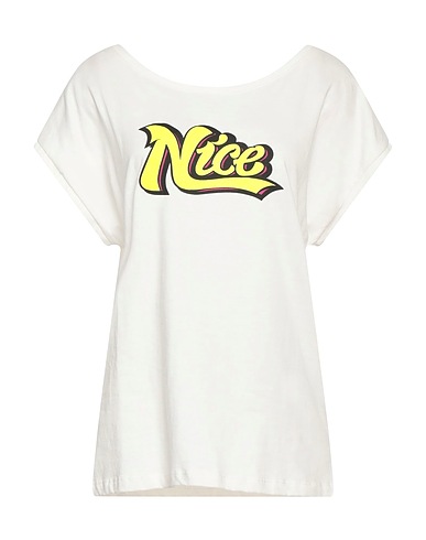 RELISH T-shirt Bianco 100% Cotone